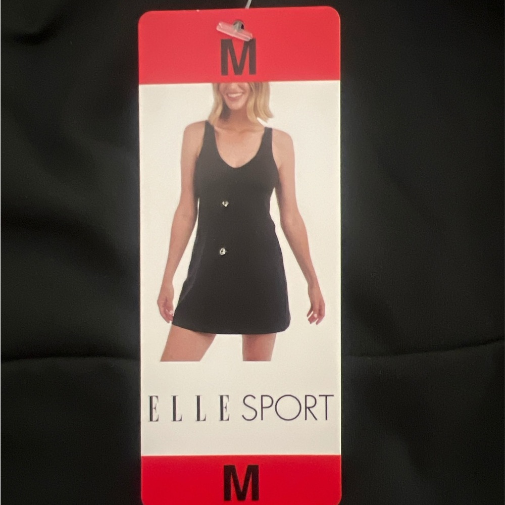 ELLE Sport Women's Black Tank Dress